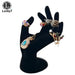 Velvet OK Hand Jewellery Display – Black, 12×11×17 cm