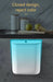 7L/9L Wall-Mounted Lidded Bin for Cabinet Door — Hanging Paper Basket for Kitchen, Bathroom & Living Room