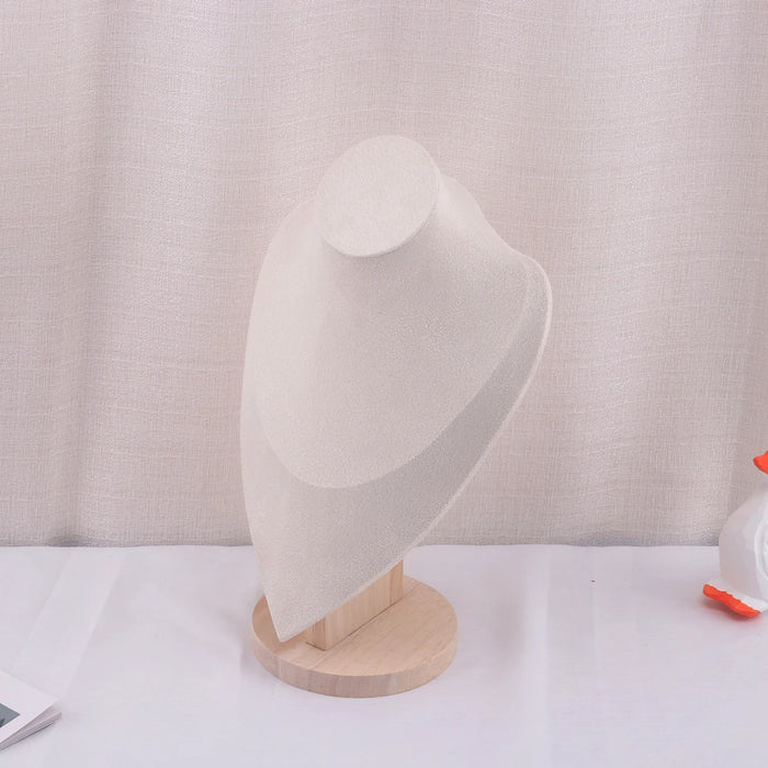 Velvet Necklace Display Bust — Pendant & Jewellery Mannequin Stand