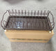 Iron Dish Drying Rack with Tray – Compact Kitchen Drainer, Black, 40.5×19×11 cm