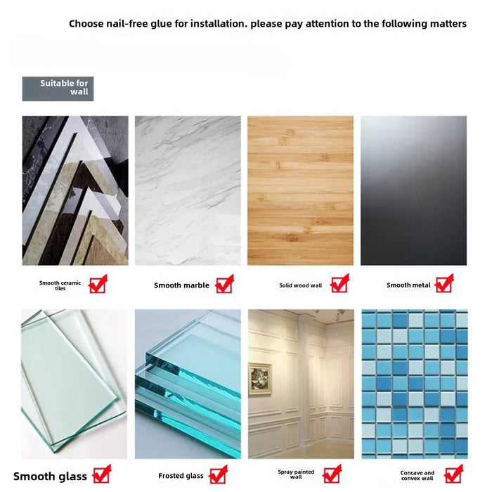 2pcs Corner Bathroom Shelf — Single-Tier Stainless Steel, No‑Drill Adhesive, Model FGR342