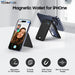 Magnetic Leather MagSafe Wallet with Stand for iPhone 16/15/14/13/12 (Not Mini)