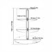 Clear Acrylic Round Cupcake Stand — 3/4/5 Tier Dessert Display