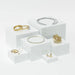 6pc Acrylic Buffet Risers — Stackable Hollow‑Bottom Display for Cupcakes & Desserts