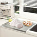 Stainless Steel Cutting Board — Heavy‑Duty Non‑Slip with Safety Lip (50x40cm or 40x30cm)