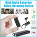 32GB Mini Voice Recorder – Voice-Activated Dictaphone & MP3 Player
