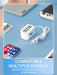 6-in-1 Fast USB Charging Station with 1m Cord (30W)