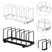 Stainless Steel Pot & Pan Lid Rack — Plate, Tray & Cutting Board Organiser