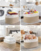 Large Cotton Rope Storage Basket – Foldable Laundry & Blanket Bin (55×38×30cm)