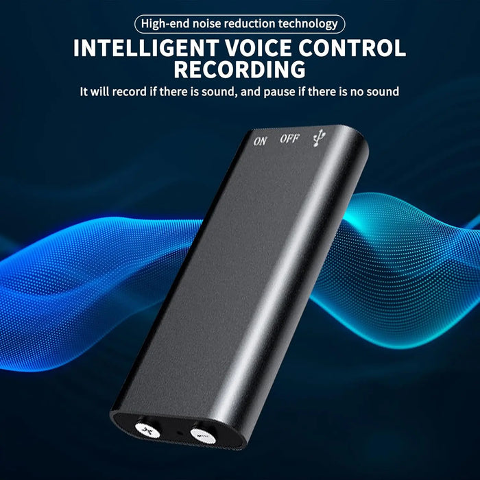 Ultra-slim Mini Voice Recorder — 4/8/16/32GB, WAV/MP3 & USB