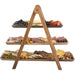 Natural Paulownia Wood 3-Tier Cake Stand — Space-Saving Kitchen Rack