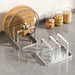 Stainless Steel Cutting Board & Pot Lid Organiser — Space-Saving Countertop Rack