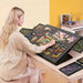 Jigsaw Puzzle Sorting Table with 6 Drawers & Felt Surface — Fits 1000pcs, Includes Display Lid & Stand