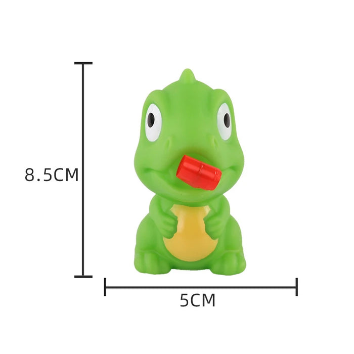 Kids' Pinch Fidget Toy – Frog or Dinosaur with Sticking Tongue, Stress Relief, 1pc (Random Colour)