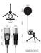 USB Condenser Microphone Kit for PC & Laptop — Desktop Streaming, Podcasting and Gaming