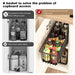 Pull-Out Cabinet Organiser – 2 Pack Carbon Steel Sliding Pantry Drawers