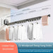 Retractable Wall-Mounted Clothes Drying Rack — Foldable Aluminium, Space-Saving