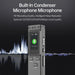 Digital Voice Recorder — 64GB / 16GB / 8GB, Voice-Activated MP3 Player with Noise Reduction