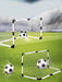 Children's Foldable Football Goal with Pump & Ball — Outdoor Lawn Training Gift