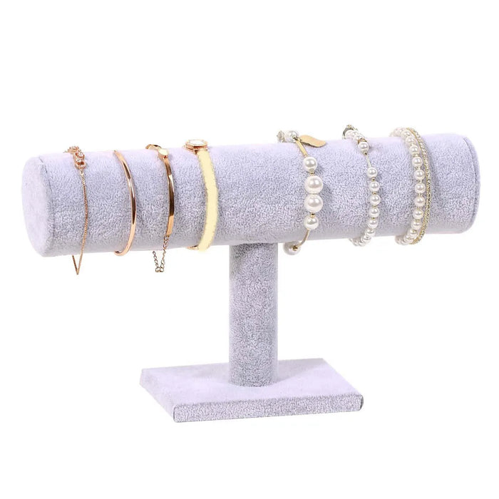 T-shaped Jewellery & Watch Display Stand - Vertical Desktop Bracelet Holder