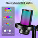 DGM20 USB Gaming Microphone — RGB, ENC Noise Reduction & Tap-to-Mute