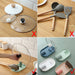 Nordic Style Pot Lid & Spoon Holder — Foldable Heat‑Resistant Rack (1 or 2pcs)