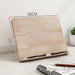 Adjustable Wooden Book Stand – Pine Reading Rack for Kids & Adults with Tablet Holder