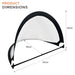 Pop-Up Folding Football Goal with Carry Bag — Portable Training Net