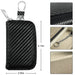 Faraday Key Fob Signal Blocking Pouch – PU Leather RFID Guard
