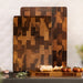 Large Wooden Chopping Board – Camellia Wood, Heavy‑Duty Grain (28 x 18 cm)
