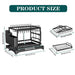 Stainless Steel Over-Sink Plate Organiser with Adjustable Drainboard WDJ-6