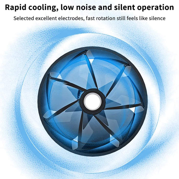 Foldable Laptop Cooling Stand with 1 Fan — Portable Elevated Notebook Riser