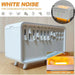 4-in-1 HiFi Bluetooth Speaker — White Noise, Humidifier, Night Light, 8 Nature Sounds (White)