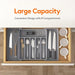 Adjustable Cutlery Drawer Organiser – Expandable Plastic Tray with Dividers