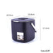 2-Tier 4L Plastic Kitchen Waste Bin with Handle, Compost Drainer & Inner Tank