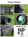 25–75x60 HD Spotting Scope Monocular — Waterproof Zoom for Birdwatching & Camping