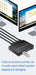 4 In 4 Out KVM USB3.0 Switch Shared Controller Hub Adapter USB2.0 Printer Splitter Switcher for PC Laptop Keyboard Mouse Monitor