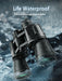 20x50 HD BAK4 Prism Binoculars — 20x Magnification, 50mm Objective, IPX4