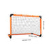 Kids Foldable Football Goal with Ball & Pump — Portable Outdoor Set