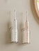 Wall‑Mounted Electric Toothbrush Holder — Clear Plastic Storage Rack