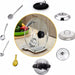 Stainless Steel Detachable Pot Lid & Utensil Rack