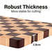 End-grain Rubber Wood Chopping & Serving Board (Flippable) — JT549