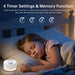 Portable White Noise Machine — 24 Soothing Sounds, Warm Night Light & Memory
