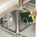 Adhesive 304 Stainless Steel Sink Sponge Holder — Brushed Peel‑and‑Stick Organiser