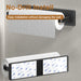 Self‑Adhesive Paper Towel & Toilet Roll Holder — No Drilling, Metal Rack (Black/Grey/White)