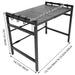 Rustproof Adjustable Kitchen Storage Rack 40–60cm with Hooks — Space‑saving Microwave Shelf