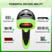 L8BL Wireless 2D Barcode Scanner — Bluetooth & 2.4GHz, USB Plug-and-Play