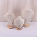 Velvet Necklace Display Bust — Pendant & Jewellery Mannequin Stand