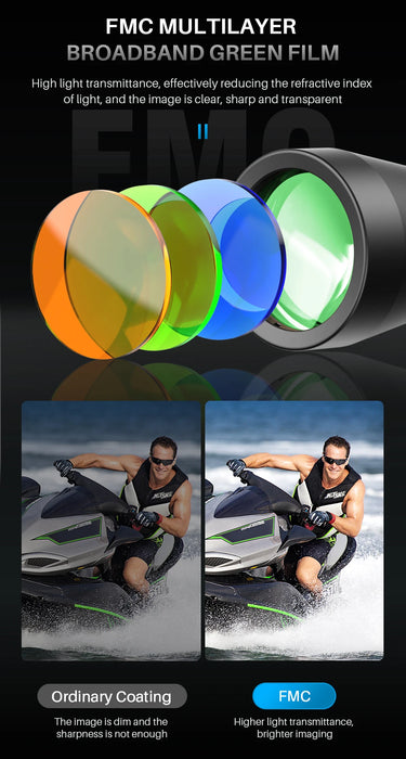 10–30x50 Zoom Binoculars — High-Power for Hunting, Birdwatching & Camping