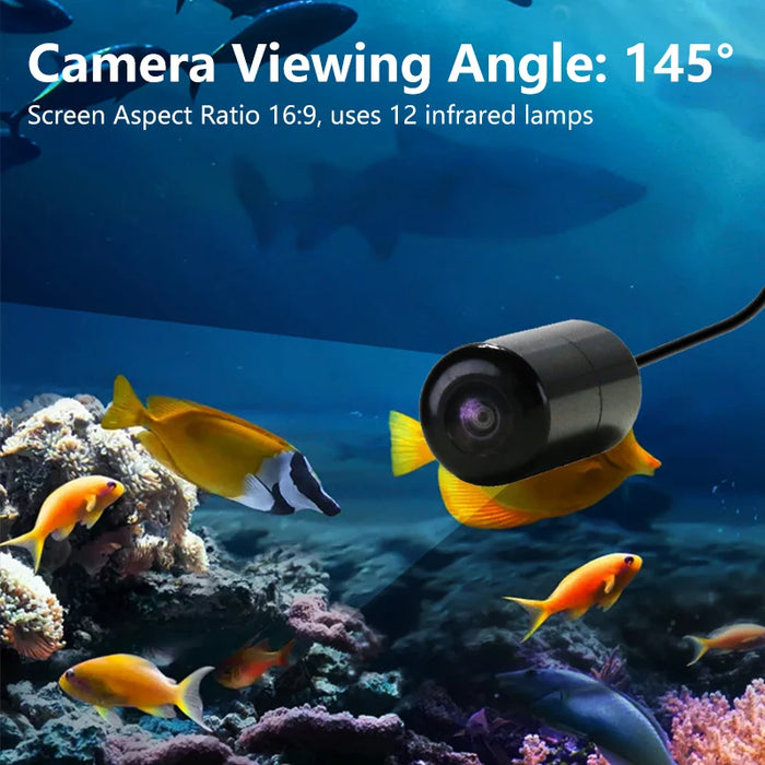4.3-inch Underwater Fishing Camera with Night Vision and 15m Cable